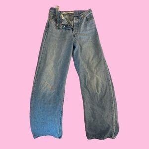 ✨levi’s ribcage straight ankle jeans - light wash ✨